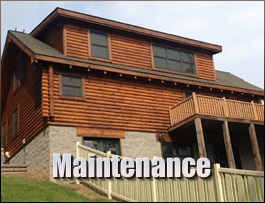  Rapidan, Virginia Log Home Maintenance